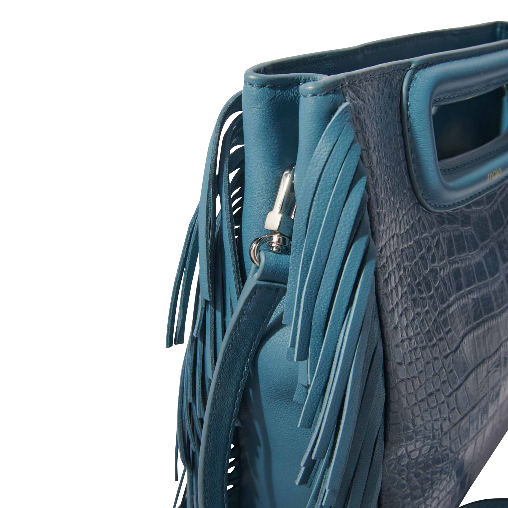 M - Sac bandoulière en cuir | Bleu