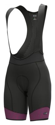 Cuissard Femme Alé Master 2.0 Noir/Rose Fluo