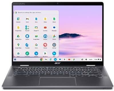 Acer Chromebook Plus Spin 714 - Touchscreen - Grijs - 14 inch - 16 GB - 512 GB SSD