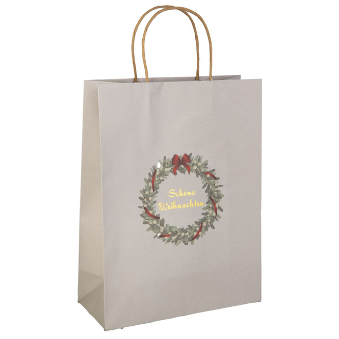 Geschenktasche - Schöne Weihnachten - ca. 25 x 11 x 33 cm - 1 Stück