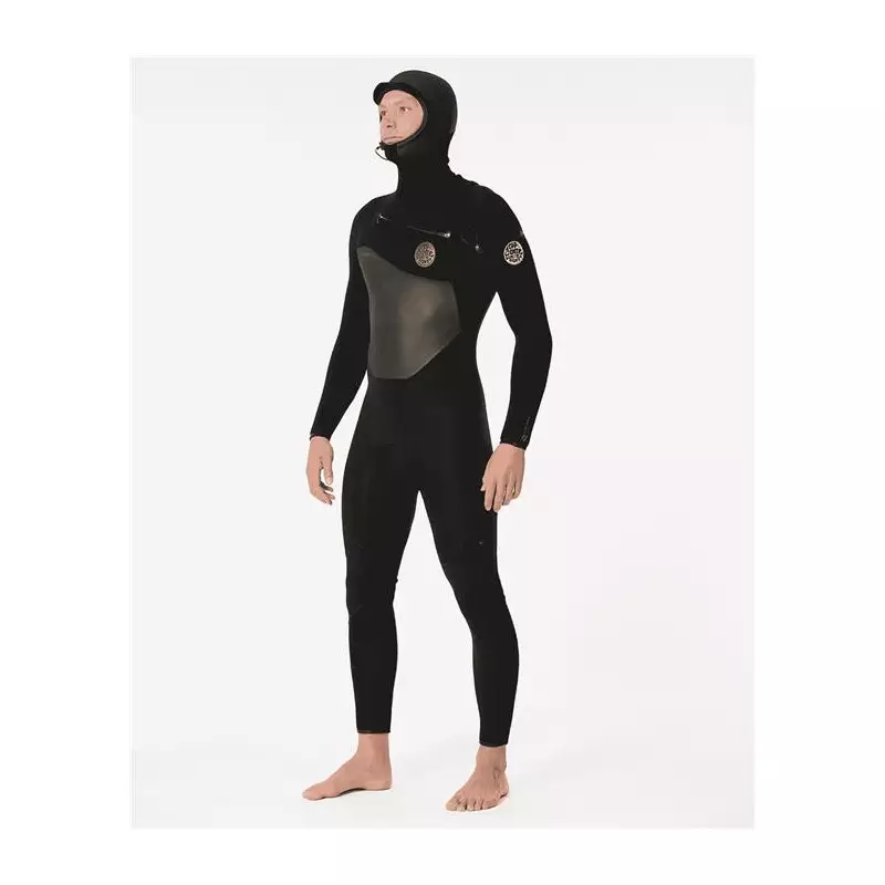 Combinaison intégrale RIPCURL Flashbomb 5/4 Hooded C/Zip Black