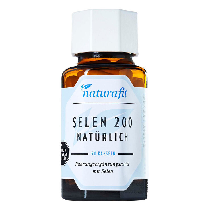 Naturafit Selen 200 natürlich Kapseln, 90 St