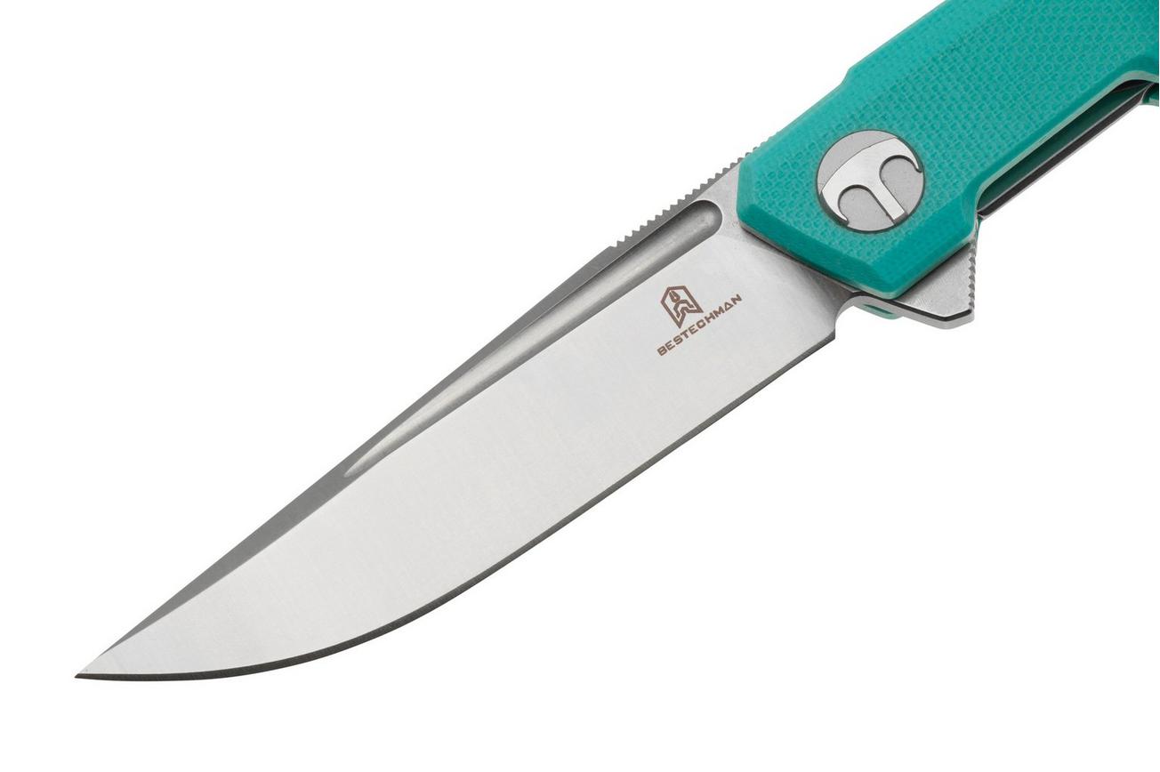 Bestechman Mini Dundee BMK03C Light Blue G10, zakmes