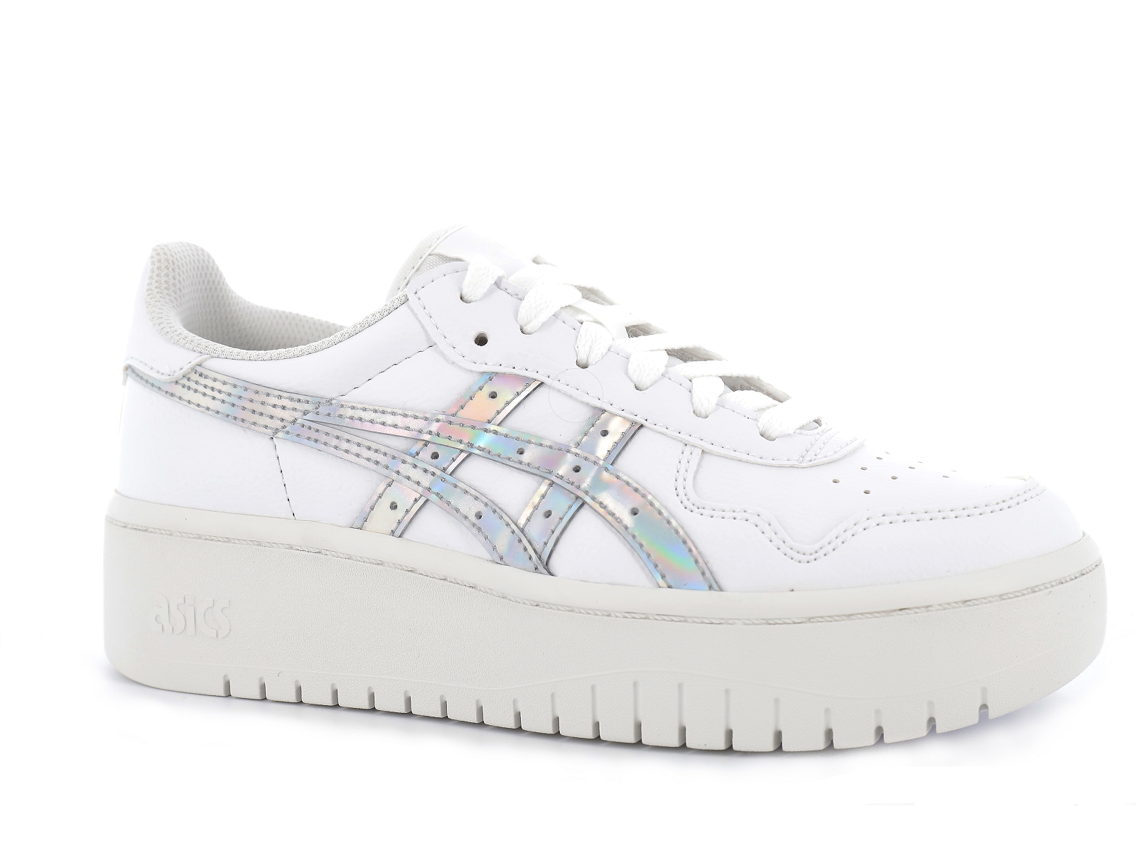 Asics-1202A300 Cuir Blanc