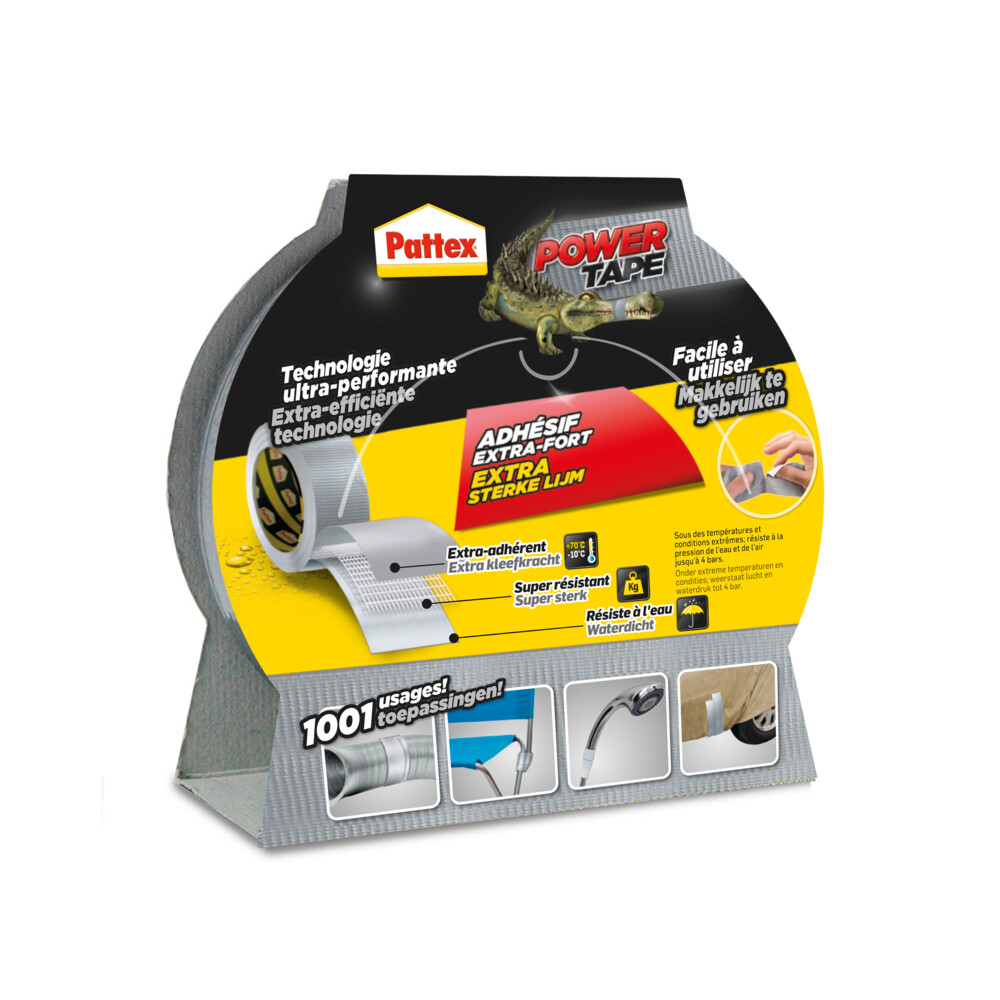 Pattex Power Tape Grijs25 meter
