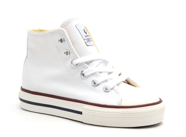 Victoria boots bottine enfant tribu botin lona 106500 blanc