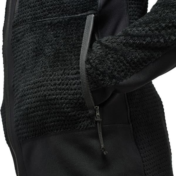 Veste polaire ski rando HAGLÖFS VASSI MID HOOD MEN TRUE BLACK