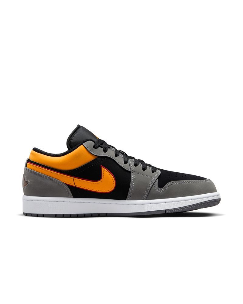 Chaussures Nike Air Jordan 1 Low Se Gris & Orange pour homme