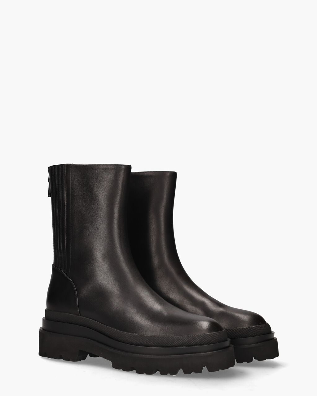 Lola Cruz Pruga Zwart Dames Enkelboots