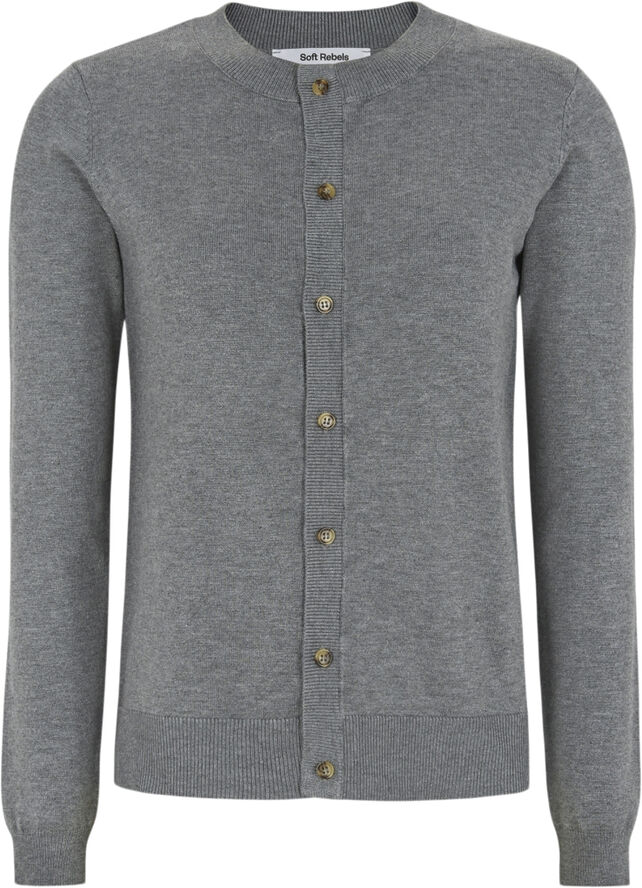 Soft Rebels SRMarla Cardigan Knit Medium grey melange