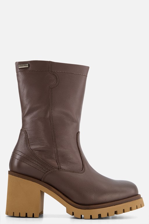 Tamaris Enkellaarsjes bruin Leer