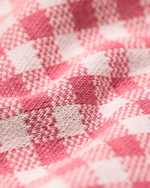 jupe-short enfant à carreaux rose