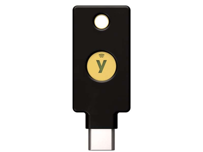 Yubico Security Key C NFC FW5.7 USB-C, 1 Stück Legen Sie die Messlatte für Sicherheit höher mit moderner FIDO-basierter phishing-resistenter MFA