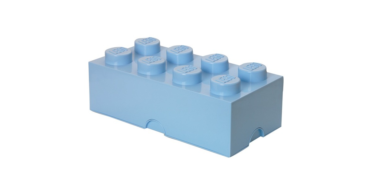 Room CopenhagenLEGO Storage Brick 8 Lichtblauw opbergdoos  (Lichtblauw)