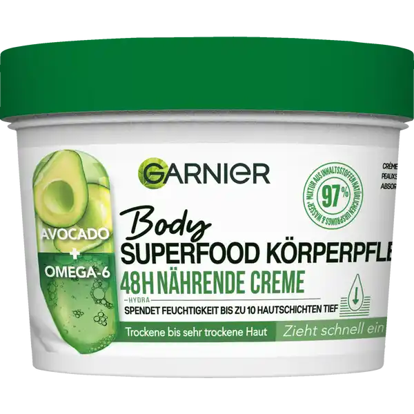 BODY SUPERFOOD Körperpflege 48h nährende Creme