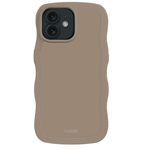 holdit Iphone 12/12 Pro Wavy Cover, Mocha Brown