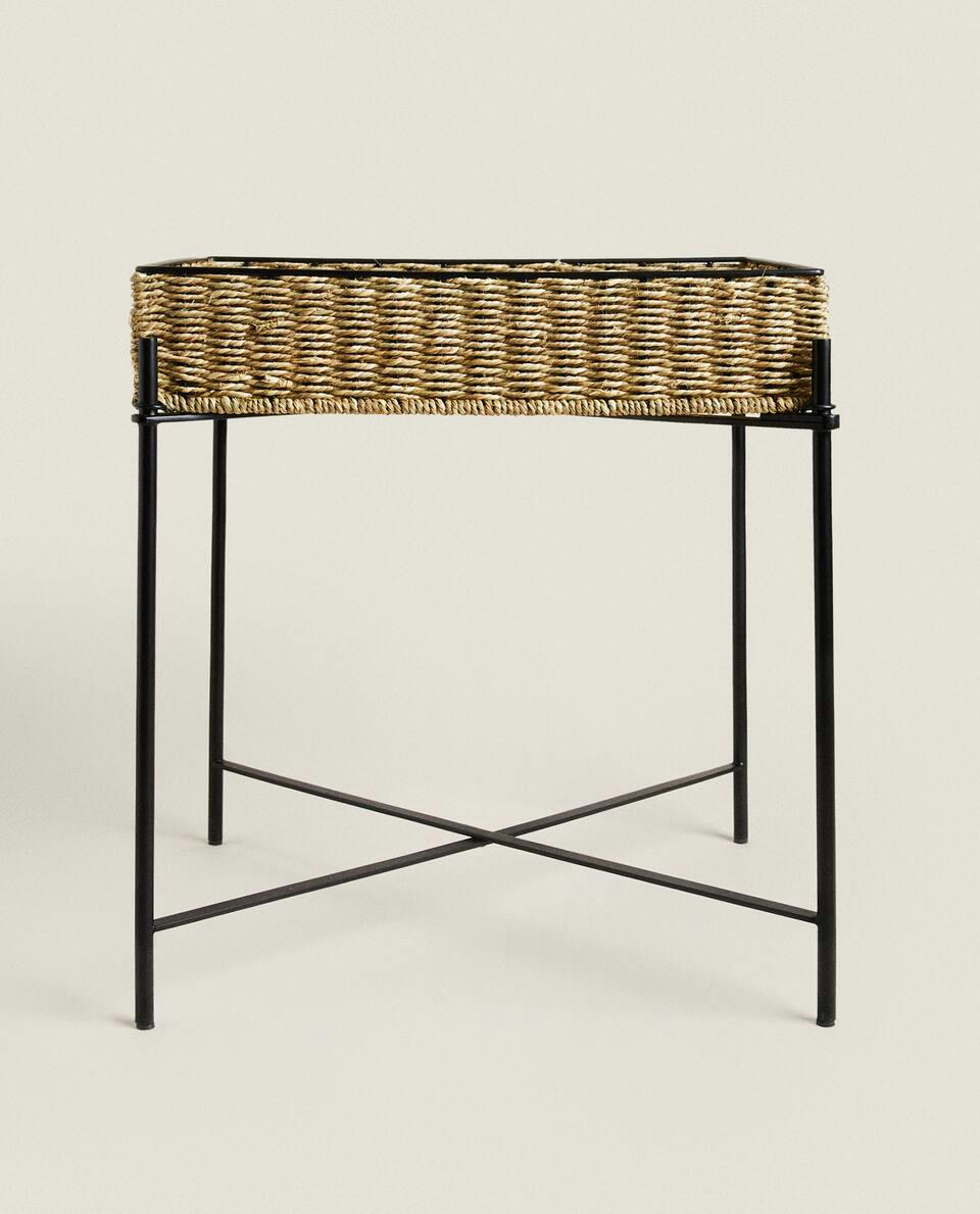 MESA QUADRADA DOBRÁVEL COM BANDEJA