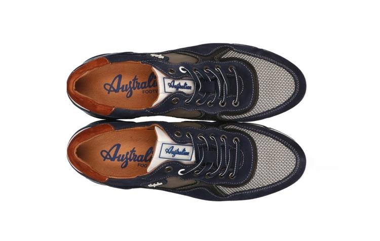 Australian Footwear Mazoni Leather BLAUW