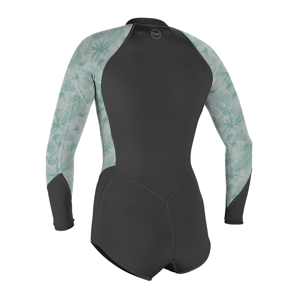 O'Neill BAHIA SPRING FZ - Combinaison shorty 2/1mm Femme graphite/mirage