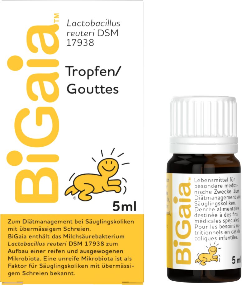BIGAIA Tropfen mit Lactobacillus reuteri 5 ml<br>5 ml, Tropfen zum Einnehmen, Flüssigkeit, mit Lactobacillus reuteri