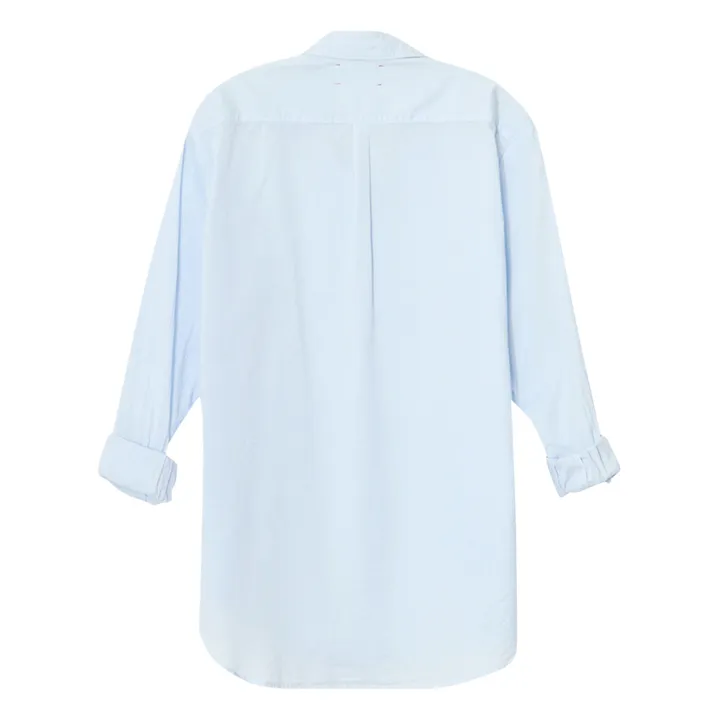Xirena Chemise Beau Popeline de Coton | Bleu ciel