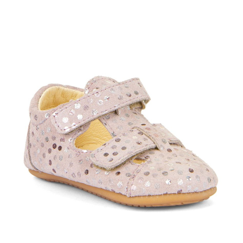 Froddo Froddo Prewalkers Sandales Rose Clair Pois Brillant