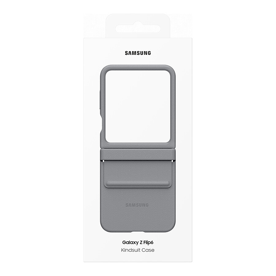 Samsung coque premium design Gris - Galaxy Z Flip6