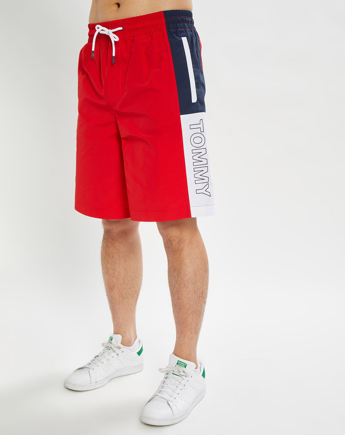 Tommy Jeans Short Archive Basketball rouge