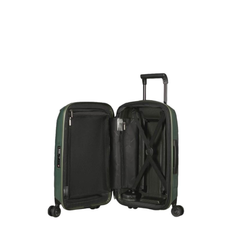Valise cabine rigide extensible Attrix 55 cm Basil Green