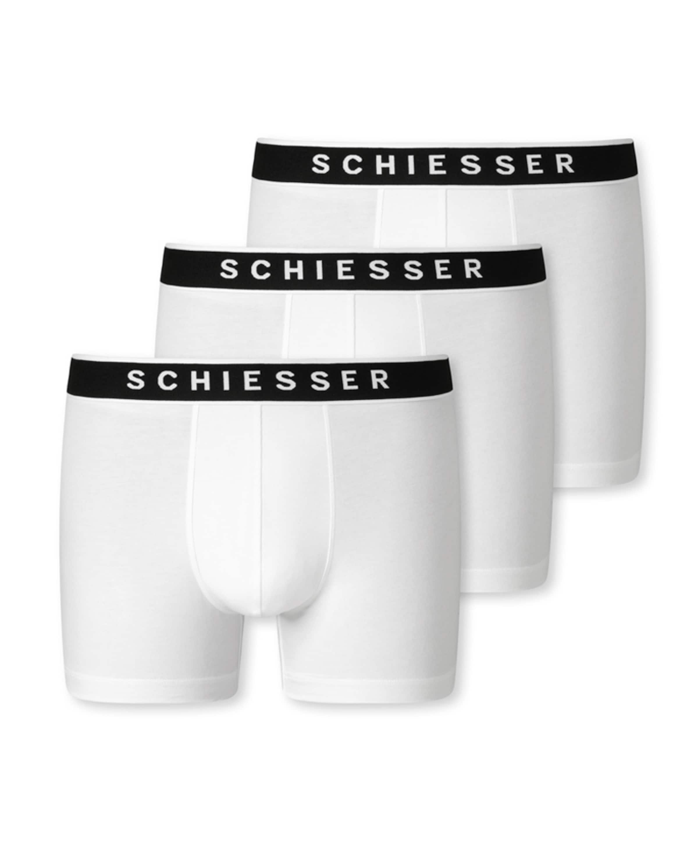 Schiesser Heren boxershort wit
