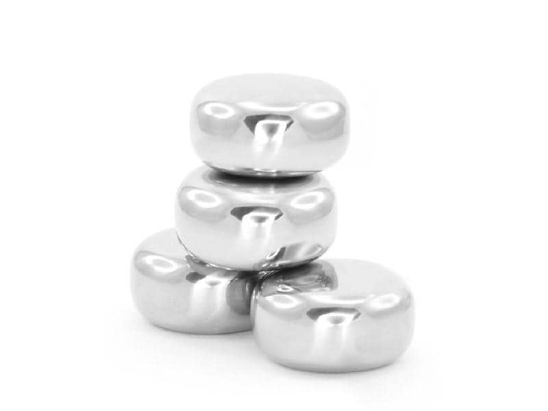 Pulltex Whiskysteine Silber Eiswürfel