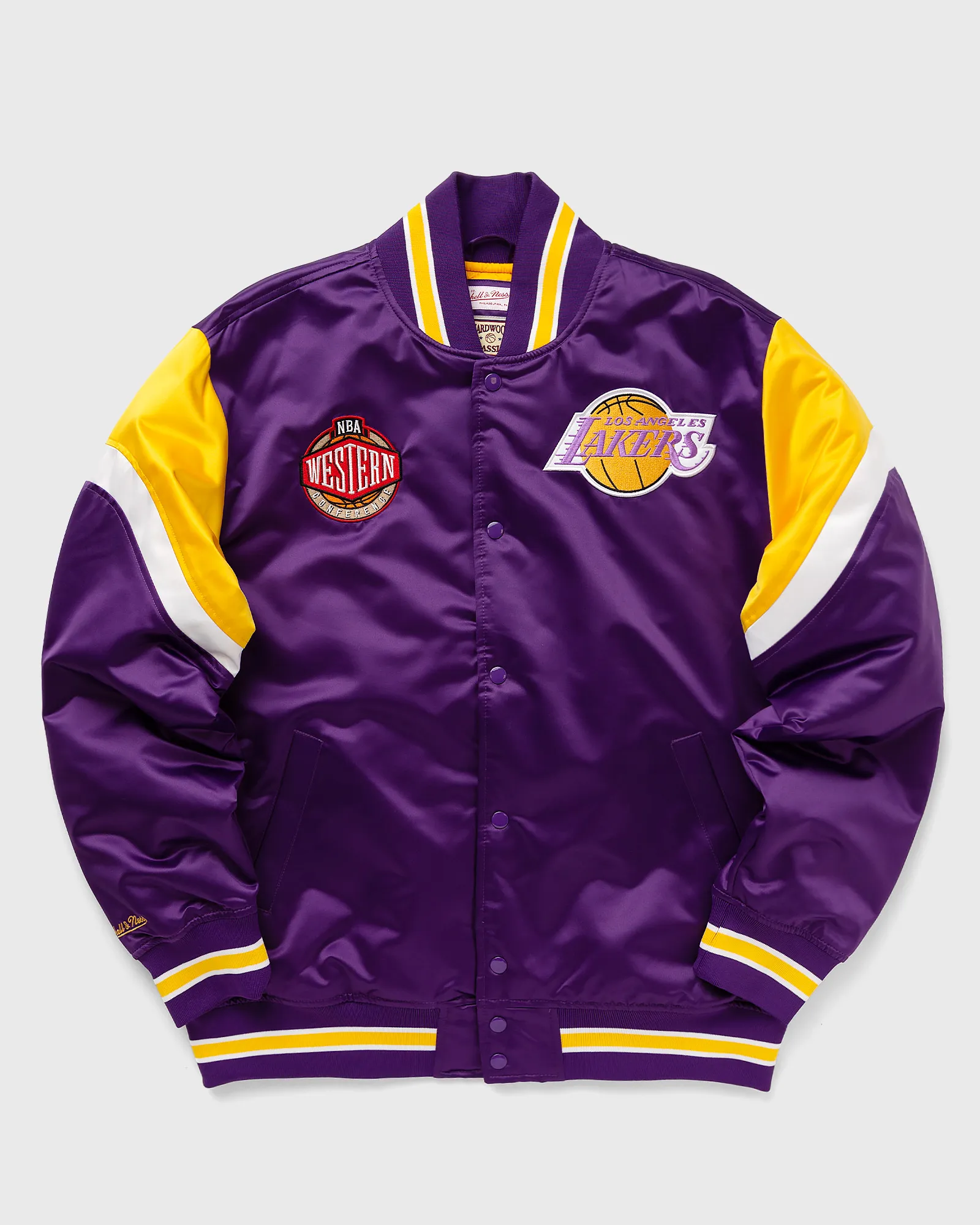 Mitchell & Ness NBA HEAVYWEIGHT SATIN JACKET LOS ANGELES LAKERS