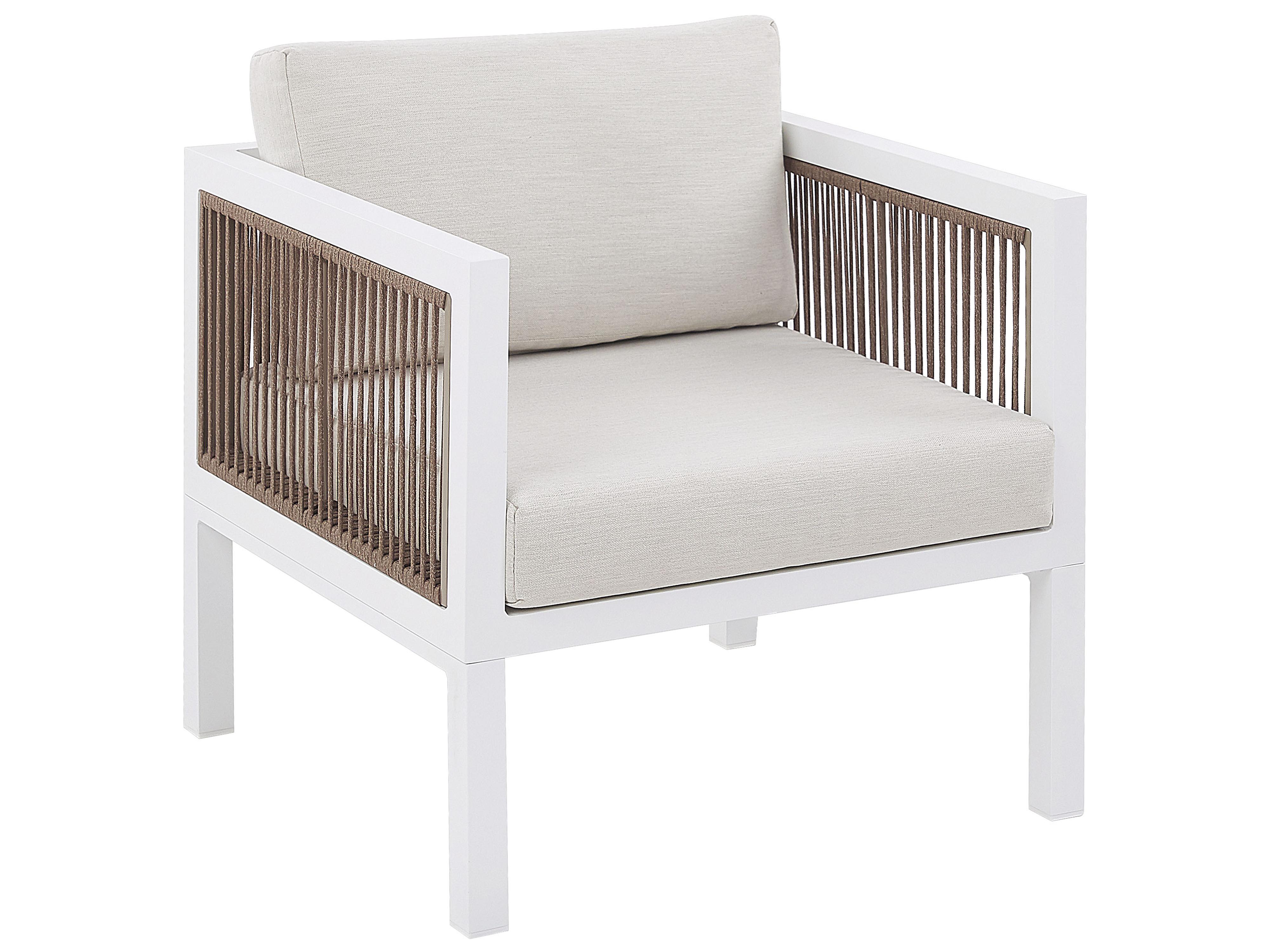 Loungeset met tafel 5-zits BORELLO Metaal Wit