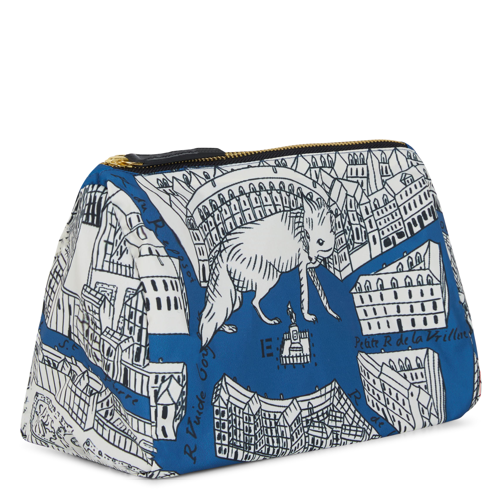 TURGOT - Pochette imprimée| Bleu