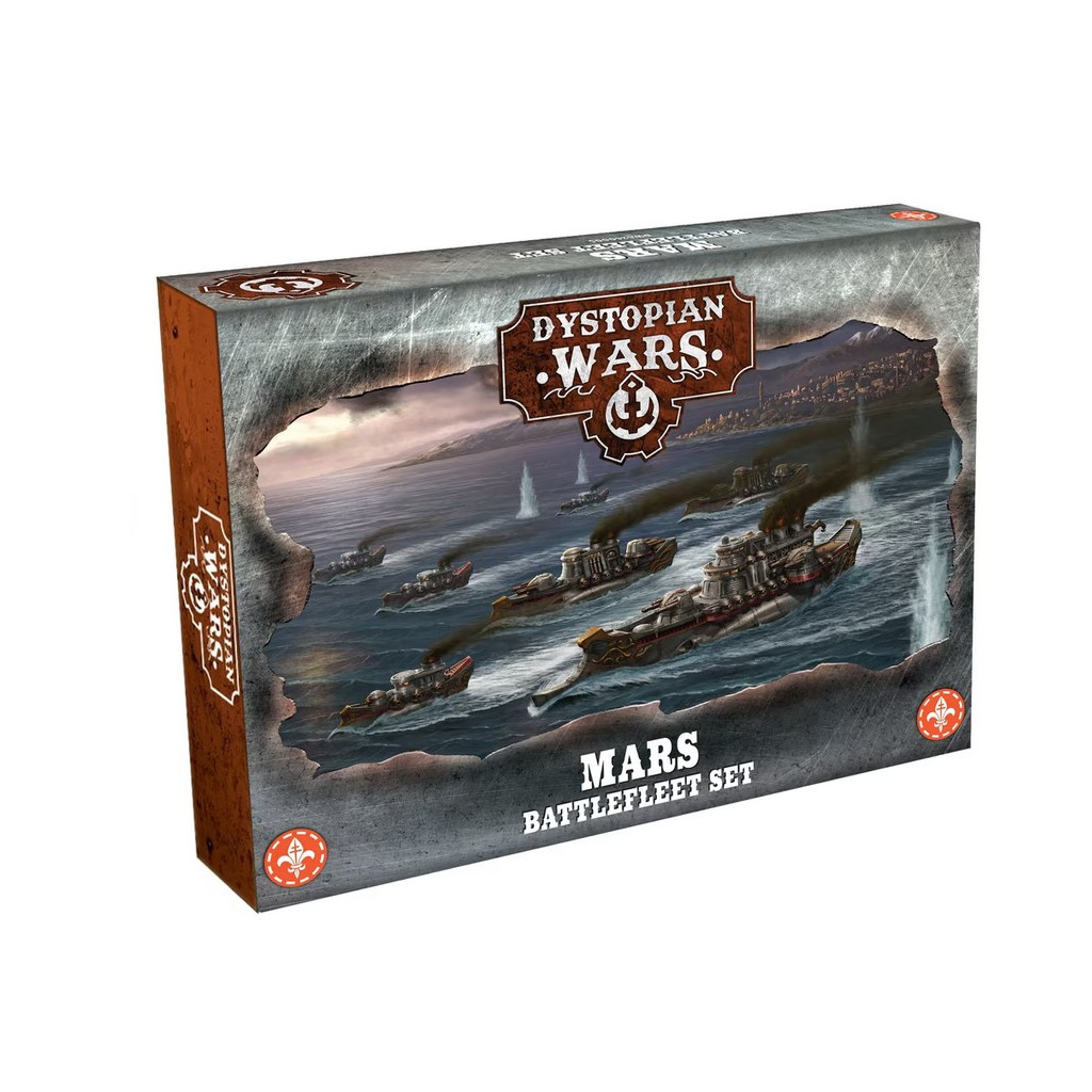 Dystopian Wars: Mars Battlefleet Set