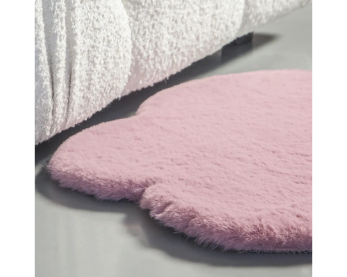 Tapijt Romance Flower mauve Ø 60 cm
