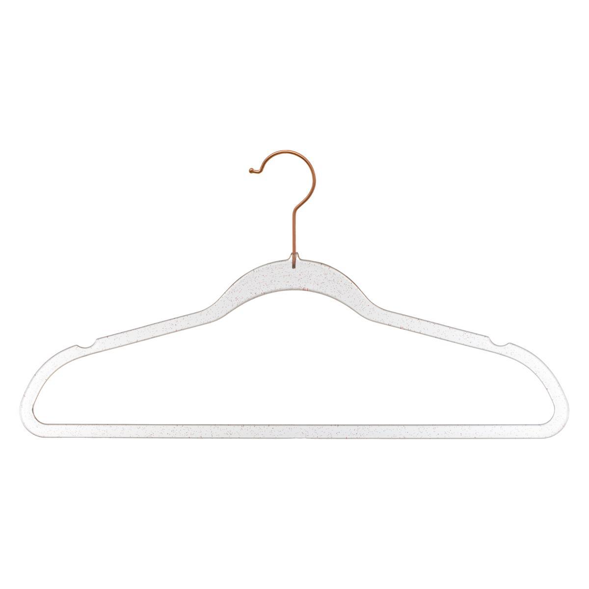 CINTRE PLASTIQUE PAILLETTES X8