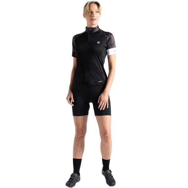 Maillot vélo DARE 2B FOLLOW THROUGH JERSEY BLACK/BLACK DASH ANIMAL