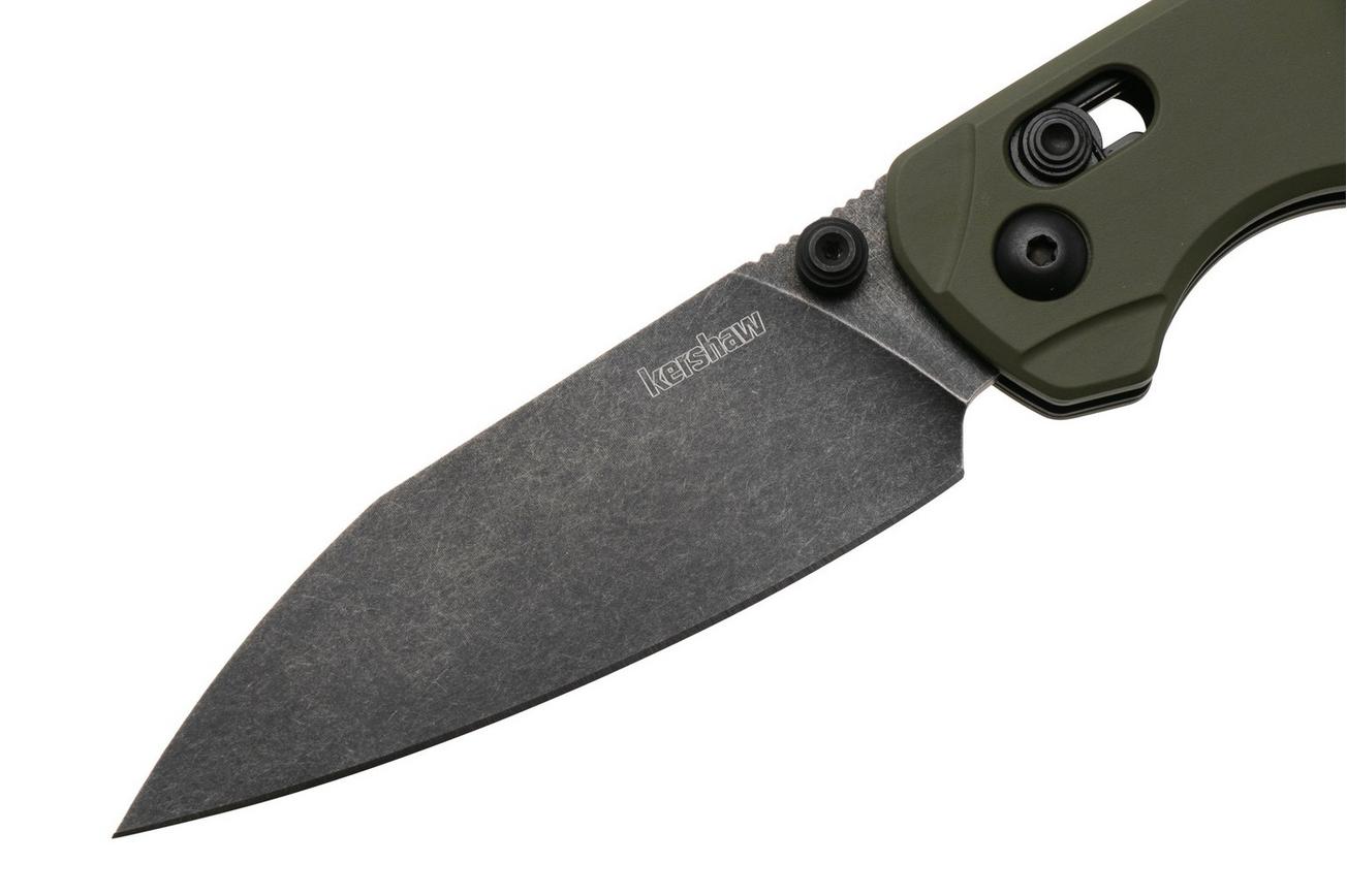 Kershaw Bel Air 6105OLBW, Blackwashed CPM MagnaCut, OD Green Aluminum zakmes