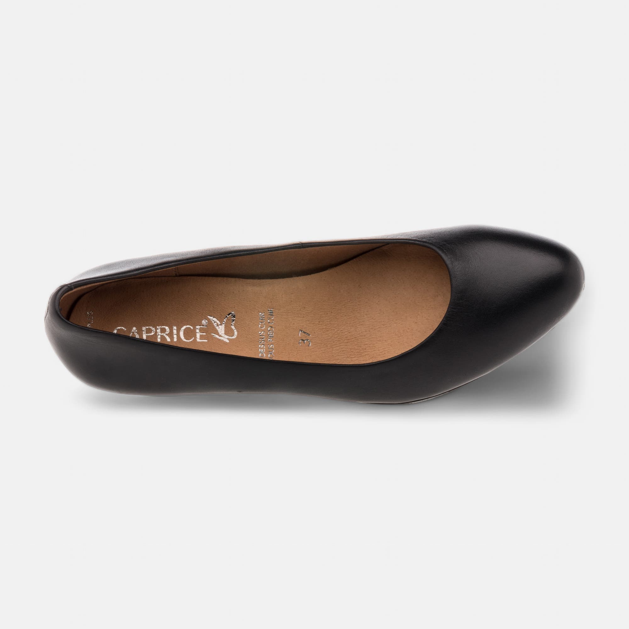 Escarpins Femme en cuir noir