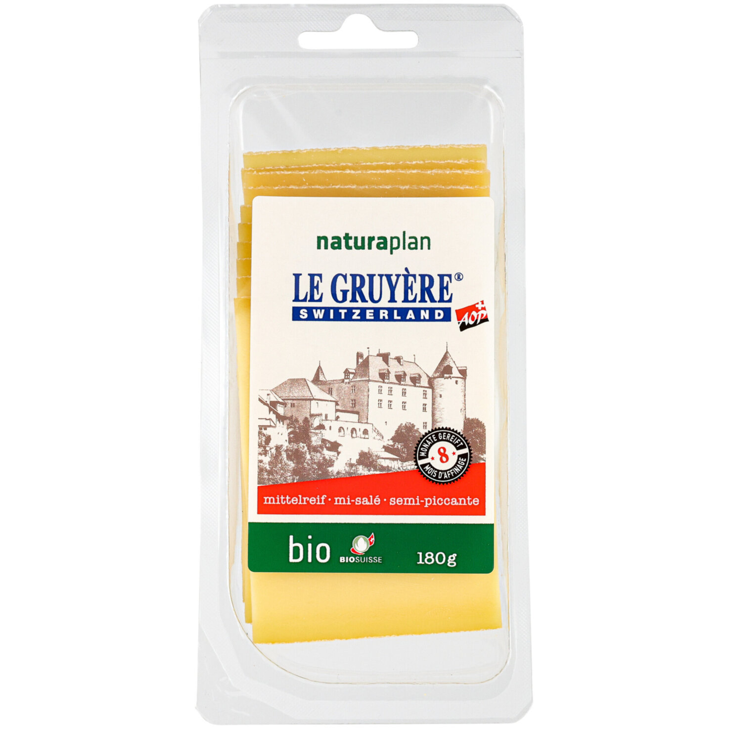 Bio Le Gruyère mittelreif Scheiben