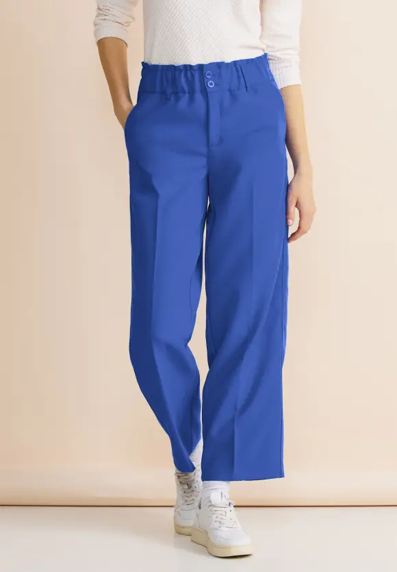 Loose Fit Twill Hose - fresh intense gentle blue