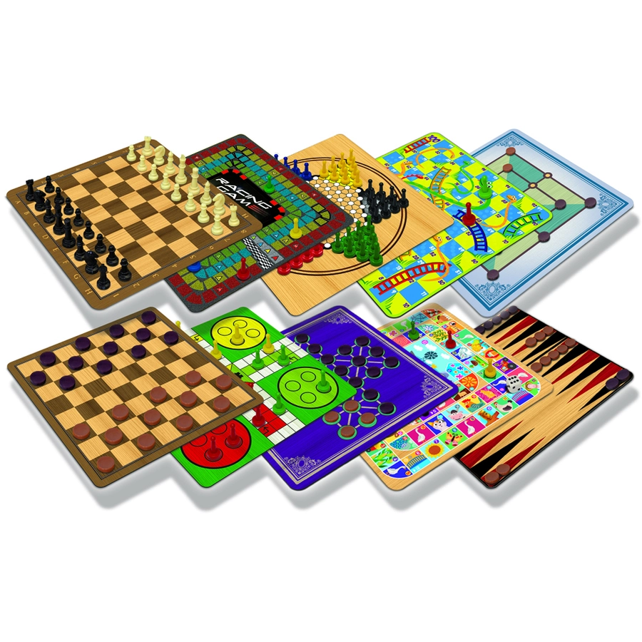 Merchant Ambassador Classic Games - 100 Game Set Mehrfarbig