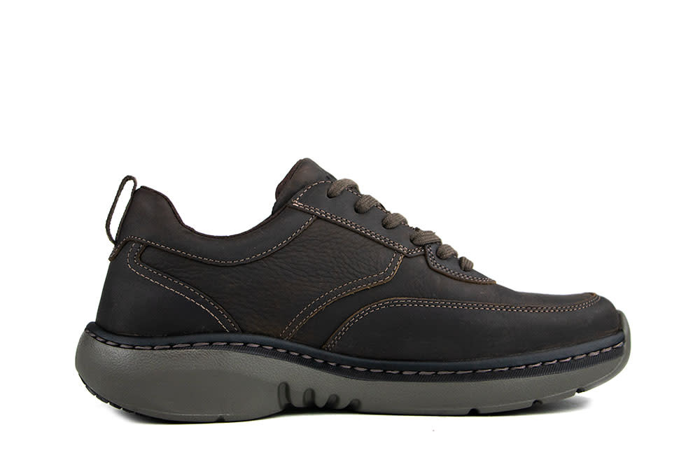 Clarks Pro Lace Dark Brown Tumbled