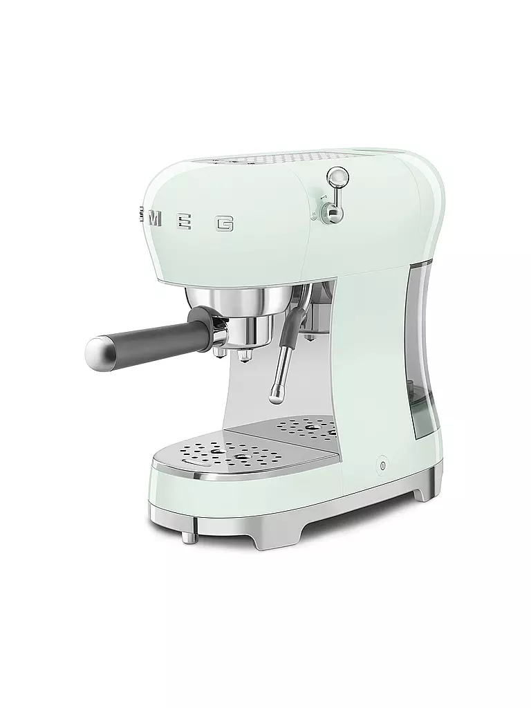 SMEG Espresso-Kaffeemaschine 50s Retro Style Pastellgruen ECF02PGEU hellgrün