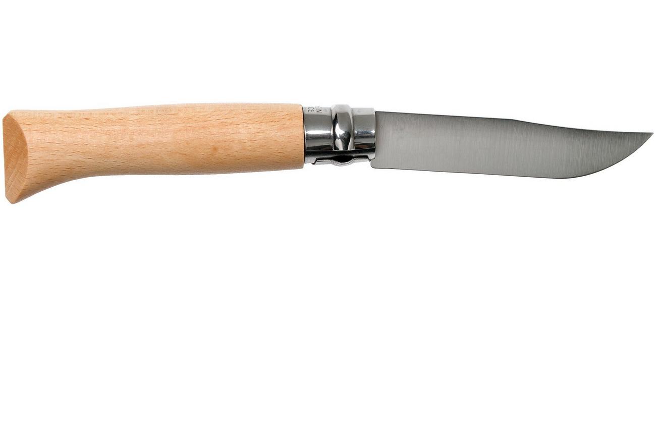 Opinel zakmes No. 08RV, roestvast staal, lemmetlengte 8,5 cm