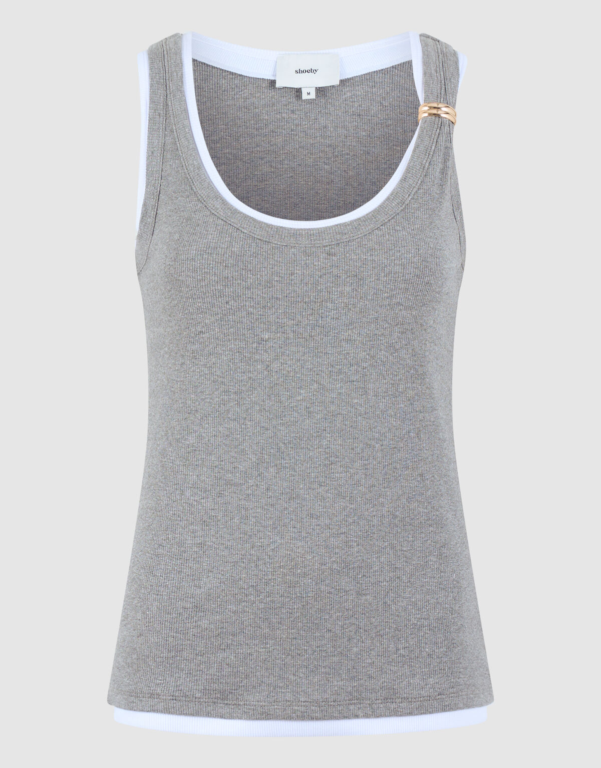 Double Singlet Lichtgrijs