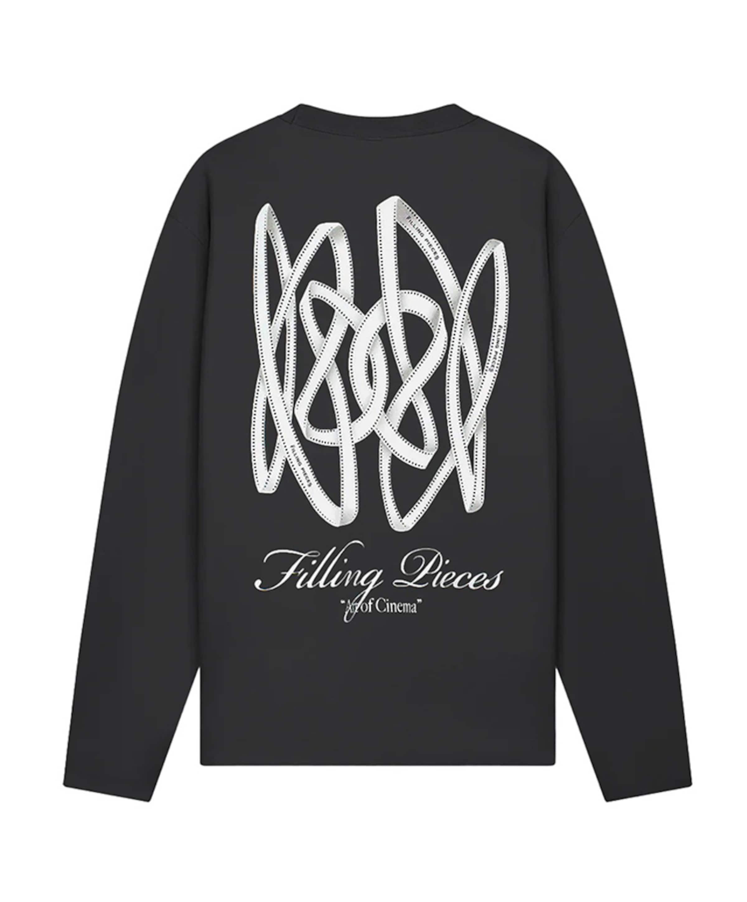Filling Pieces Heren longsleeve zwart