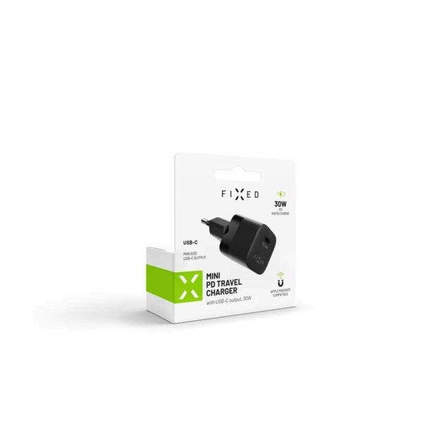 Fixed - Mini Oplader USB-C PD 30W Sort