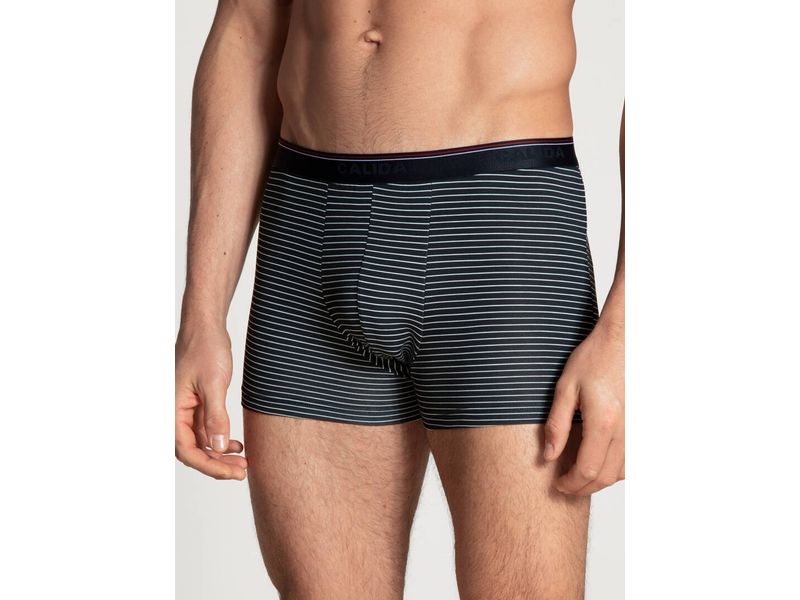 Calida Unterhosen Natural Benefit 3er Pack Dark Sea, S Herren Boxer Shorts